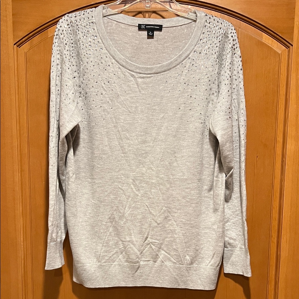 INC International Concepts Gray Sweater